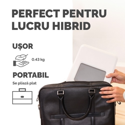 Suport pentru laptop alb Breyta- Blanco Fellowes