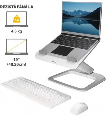 Suport laptop alb Blanco Fellowes