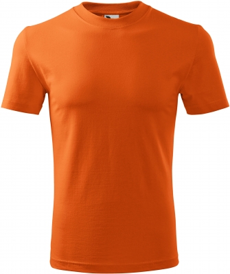 Tricou cu gat rotund, unisex, portocaliu, Malfini