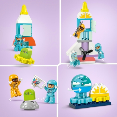 Aventura cu naveta spatiala 3in1 10422 LEGO Duplo