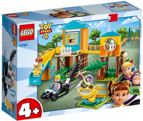 Aventura lui Buzz si Bo Peep pe terenul de joaca 10768 LEGO Disney Pixar Toy Story 4