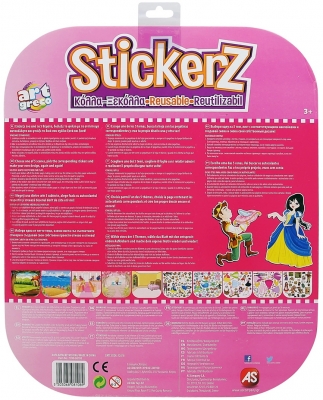 Set autocolante Stickerz reutilizabile Printese 150 buc/set As Toys