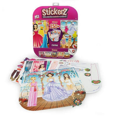 Set autocolante Stickerz reutilizabile Mereu la moda 150 buc/set As Toys