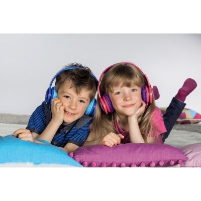 Casti stereo Over Ear Blink n Kids roz Hama