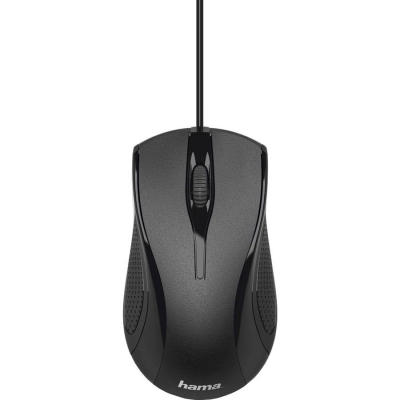 Mouse cu fir MC-200, 1200 dpi, negru Hama