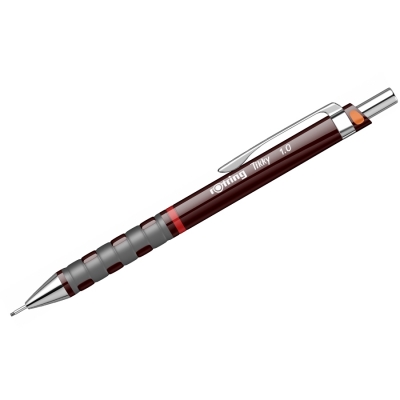 Creion mecanic Tikky, 1 mm, Burgundy Rotring