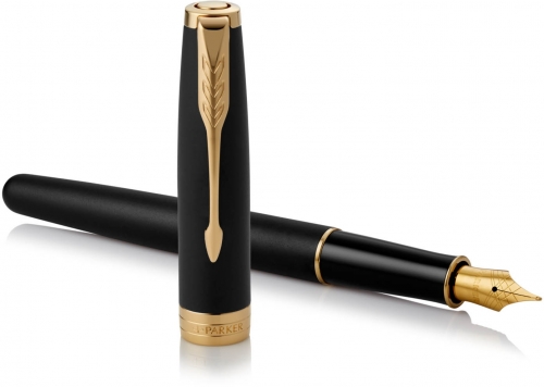 Stilou penita M Sonnet Royal Matte Black GT Parker