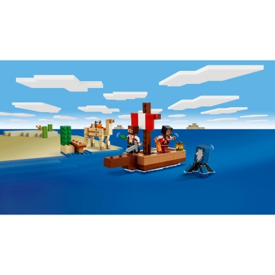 Calatorie pe corabia de pirati 21259 LEGO Minecraft