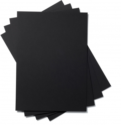 Bloc de desen Professional, A4, 12 coli, 300 gsm, pentru schite, desen si pictura, hartie neagra, Derwent