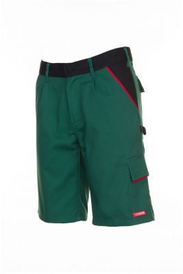 Pantaloni scurti, verde / negru / rosu, Highline, Rock Safety 