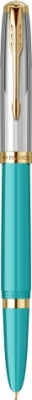 Stilou 51 Royal premium 18k, turquoise GT, Parker