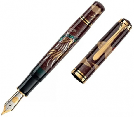 Stilou Maki-E Phoenix M1000 din aur 18k, Limited Edition, Pelikan