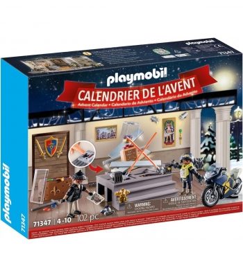 Calendar Carciun furt la muzeul politiei, Playmobil