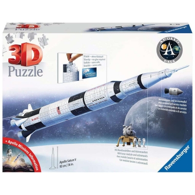 Puzzle 3D apollo saturn V 440 piese, Reavensburger