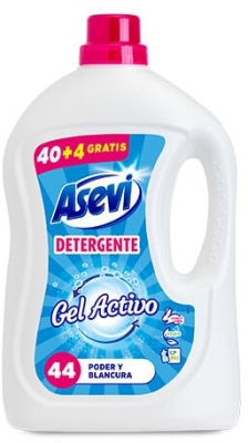 Detergent rufe, Gel activ, 40 spalari, Asevi