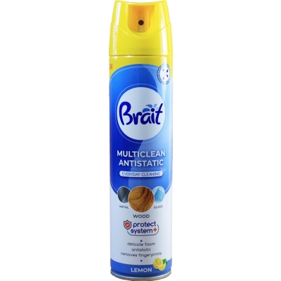 Spray mobila antistatic 350 ml Multiclean Lemon Brait 