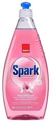 Detergent lichid vase Sano Spark, migdale, 500ML