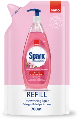 Detergent Sano vase Spark migdale refill 700ML