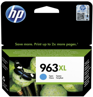 Cartus cerneala HP 963XL High Yield Cyan Original Ink Cartridge 3JA27AE