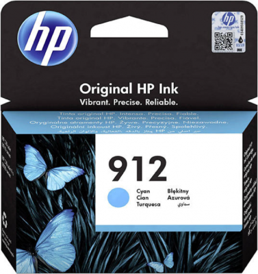 Cartus cerneala HP 912 Cyan Original Ink Cartridge 3YL77AE