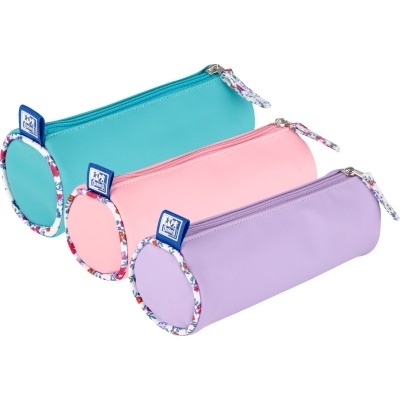 Penar Oxford Floral Pastel, tip etui rotund, culori asortate