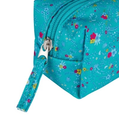 Penar Oxford Floral, tip etui dreptunghiular, culoare turcoaz