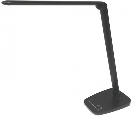 Lampa birou Unilux Twist LED, negru, reglabila, USB