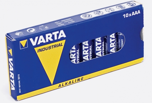 Baterie alcalina R3 (AAA), 10 buc/blister, Industrial VARTA