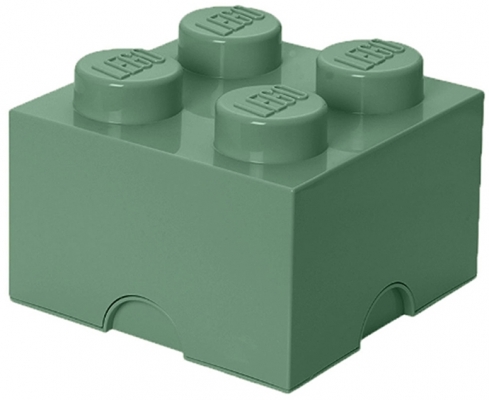 Cutie depozitare 40031747 LEGO 2X2 verde nisip