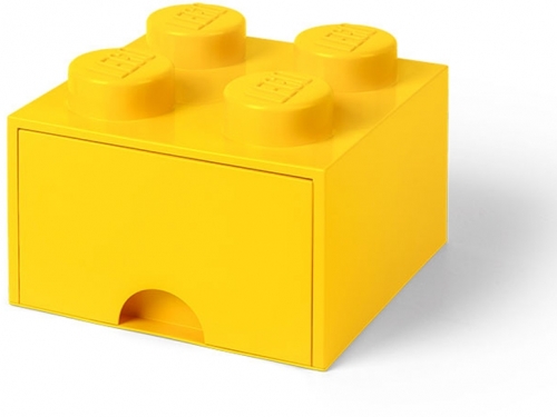 Cutie depozitare 40051732 LEGO 2x2 cu sertar, galben