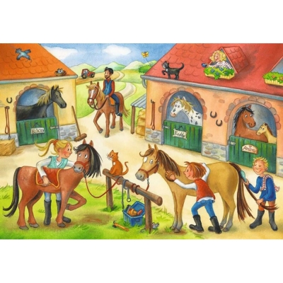 Puzzle Caluti, 2X12 Piese Ravensburger