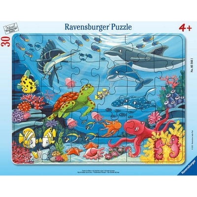 Puzzle Tip Rama Animale Marine, 30 Piese Ravensburger