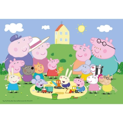 Puzzle Peppa Pig Joaca In Nisip, 35 Piese Ravensburger