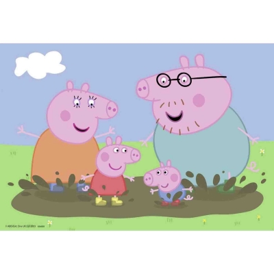 Puzzle Peppa Pig, 2X24 Piese Ravensburger