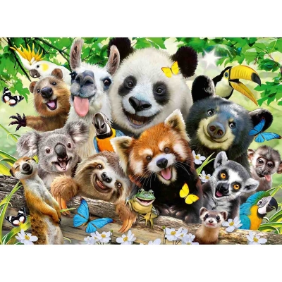 Puzzle Selfie Cu Animale, 300 Piese Ravensburger