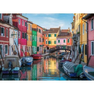 Puzzle Burano Italia, 1000 Piese Ravensburger