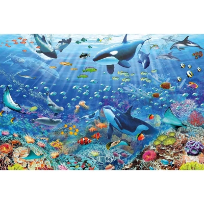 Puzzle Lumea Subacvatica Colorata, 3000 Piese Ravensburger