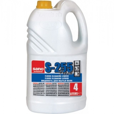 Detergent lichid pardoseli Sano Professional, S-255 Fresh, 4L