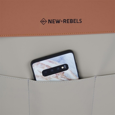 Rucsac Fane Lincoln, New Rebels, orange / bej