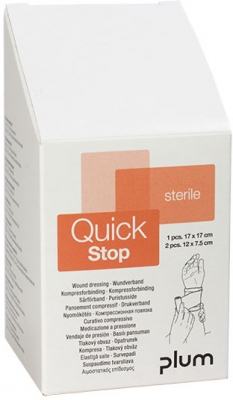 Pansament steril cu compresie QuickStop, set 3 bucati, Plum