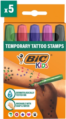 Tatuaje temporare BIC, Kids, 5 stampile, Bl/5 