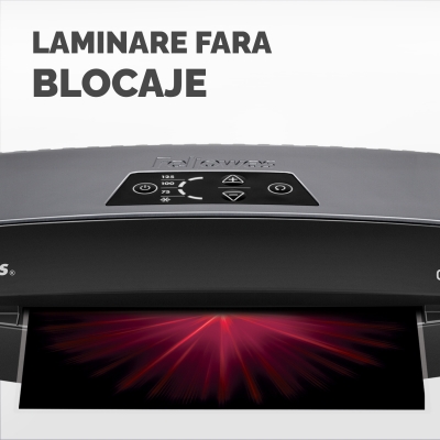 Laminator Calibre, A4, 2 role, kit folii inclus, Fellowes 