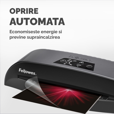 Laminator Calibre, A4, 2 role, kit folii inclus, Fellowes 