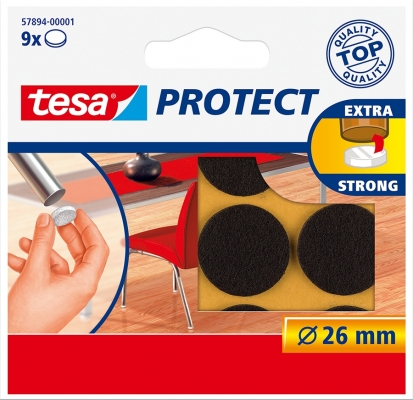 Protectii antizgarieturi 26 mm maro Tesa