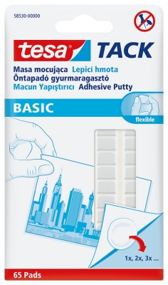 Chit adeziv Tack Basic 65 buc/set Tesa