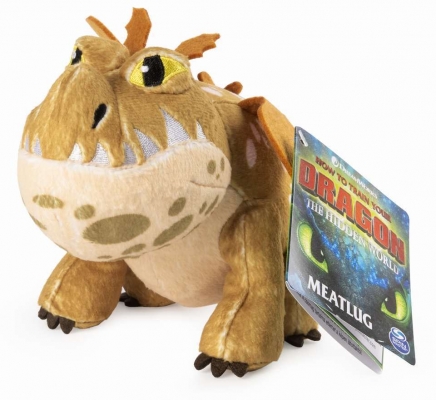 Jucarie de plus Dragon Meatlug, 20 cm, Spin Master