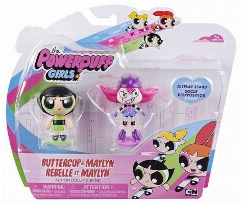 POWERPUFF GIRLS SET 2 FIGURINE BUTTERCUP SI MAYLIN SPIN MASTER