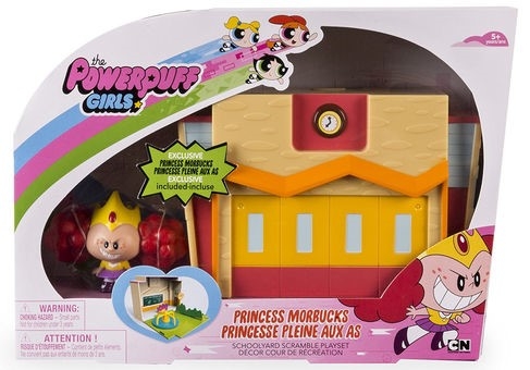 POWERPUFF GIRLS SET PRINTESA MORBUCKS LA SCOALA SPIN MASTER