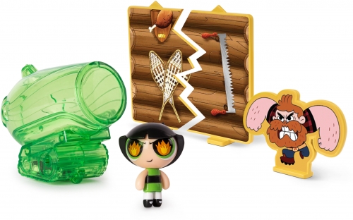 POWERPUFF GIRLS SET POWER POD BUTTERCUP SPIN MASTER