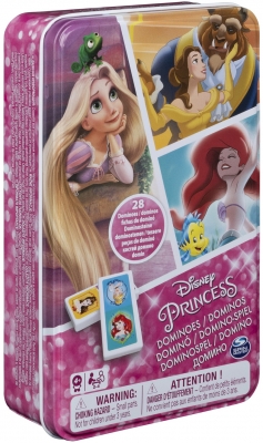 Joc Domino Lumea printeselor Disney in cutie de metal Spin Master